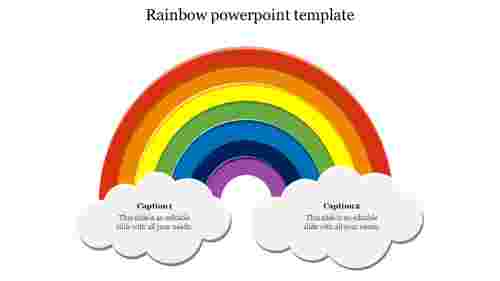 Rainbow powerpoint template